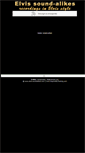 Mobile Screenshot of elvis-soundalikes.com